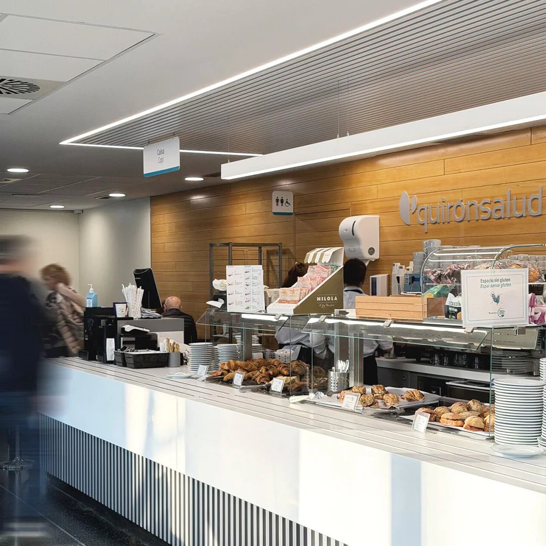 Krankenhaus-Cafeteria in Barcelona