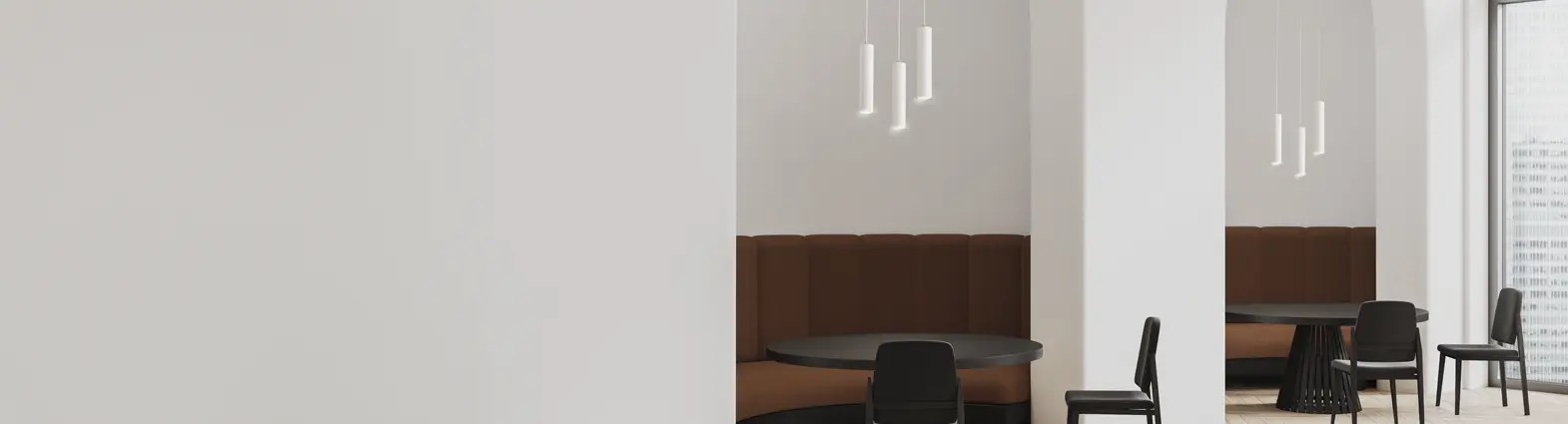 Slider 2 - Abgehängte Scheinwerfer - Celux Iluminación